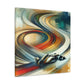 Racing Spirals - Canvas