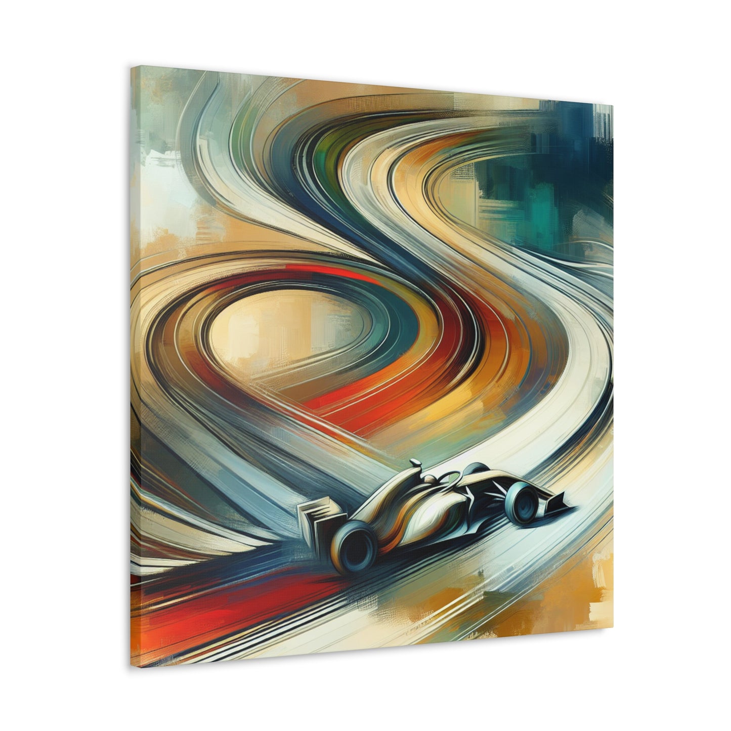 Racing Spirals - Canvas