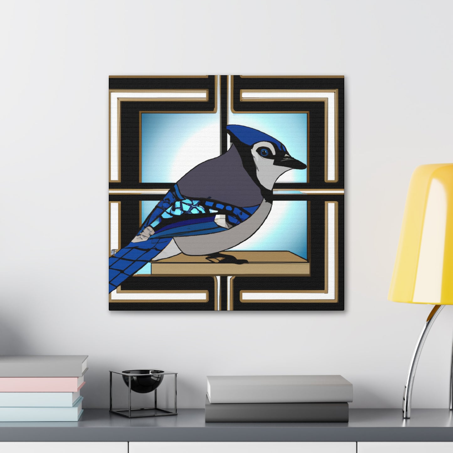 "Blue Jay Illumination" - Canvas