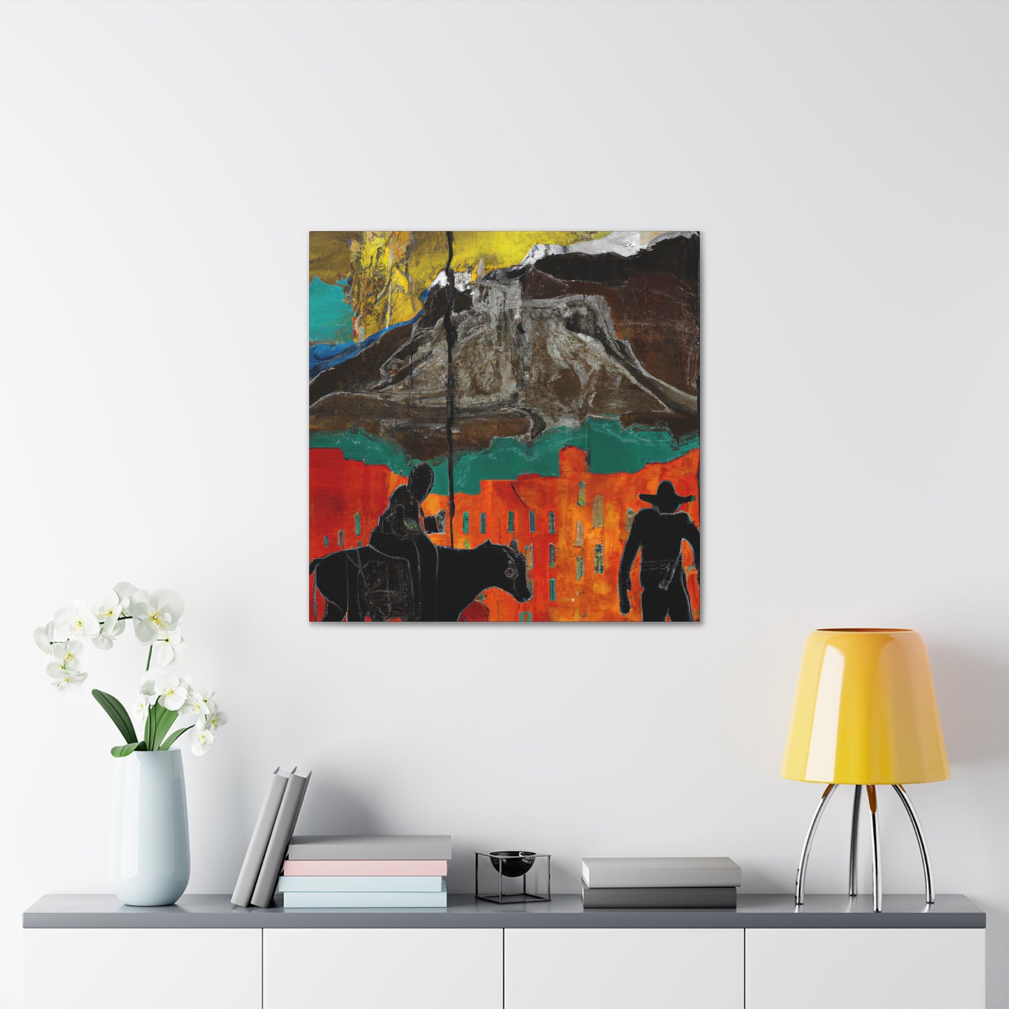 Western Landscape Splendor - Canvas