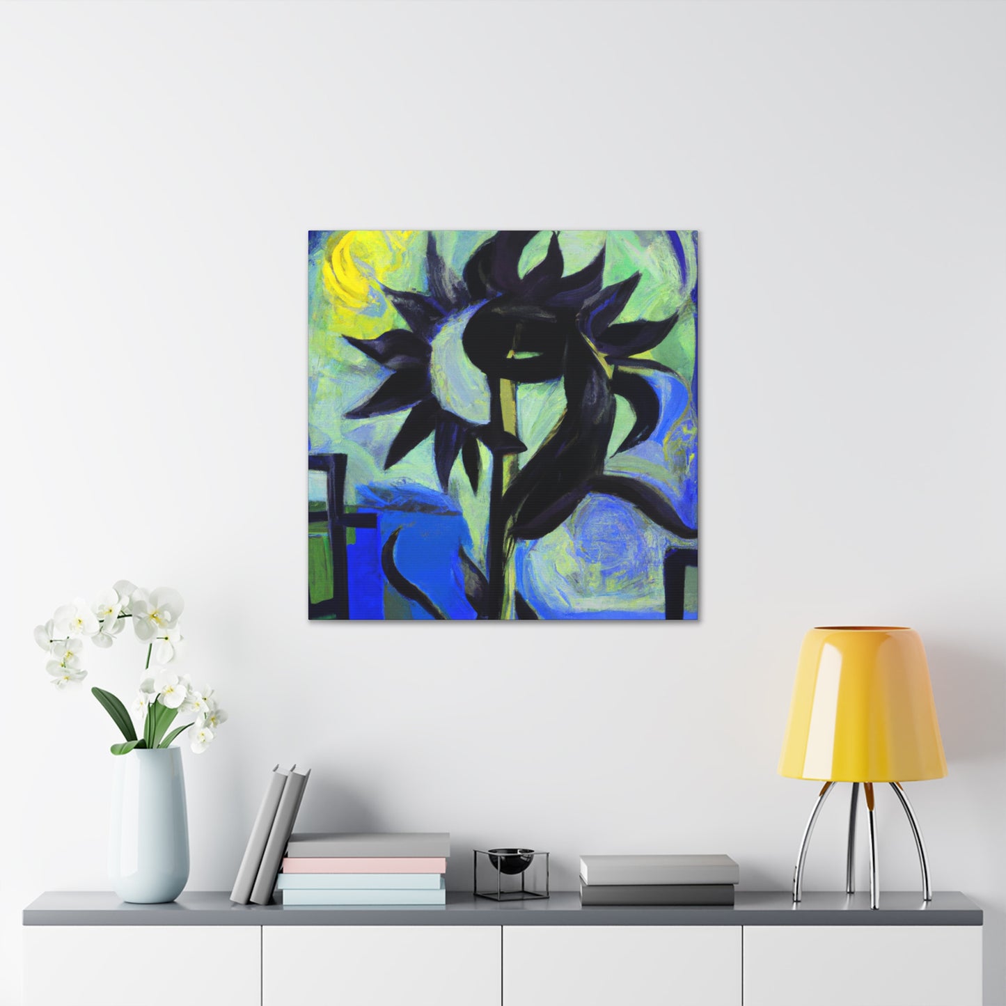 "Sunflower in Surrealism" - Canvas