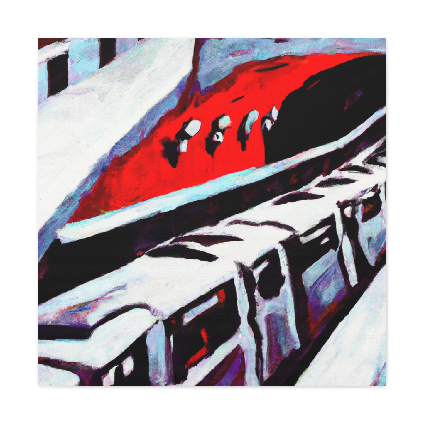 "Subway Journey In Deco" - Canvas