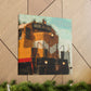 Ride the Railroad Tracks - Canvas