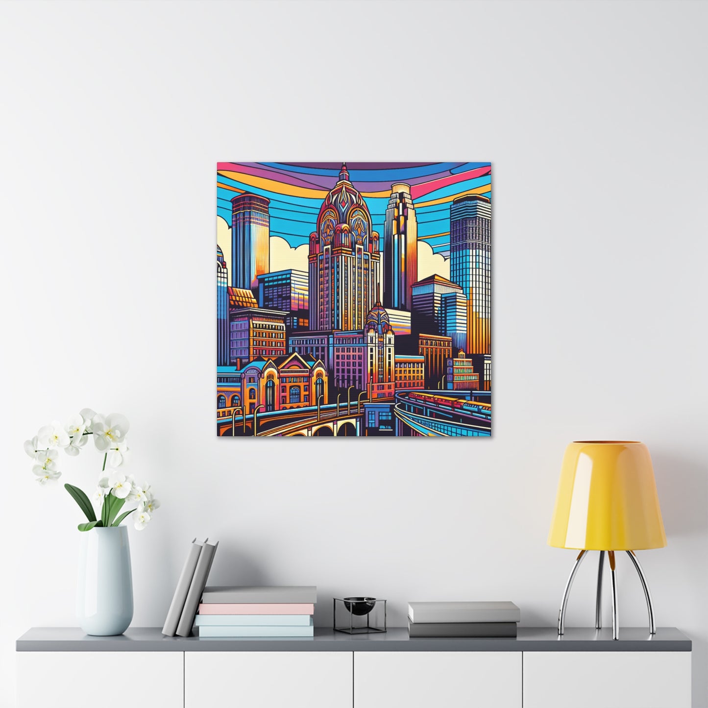 "Enchanting Minneapolis Elegance" - Canvas