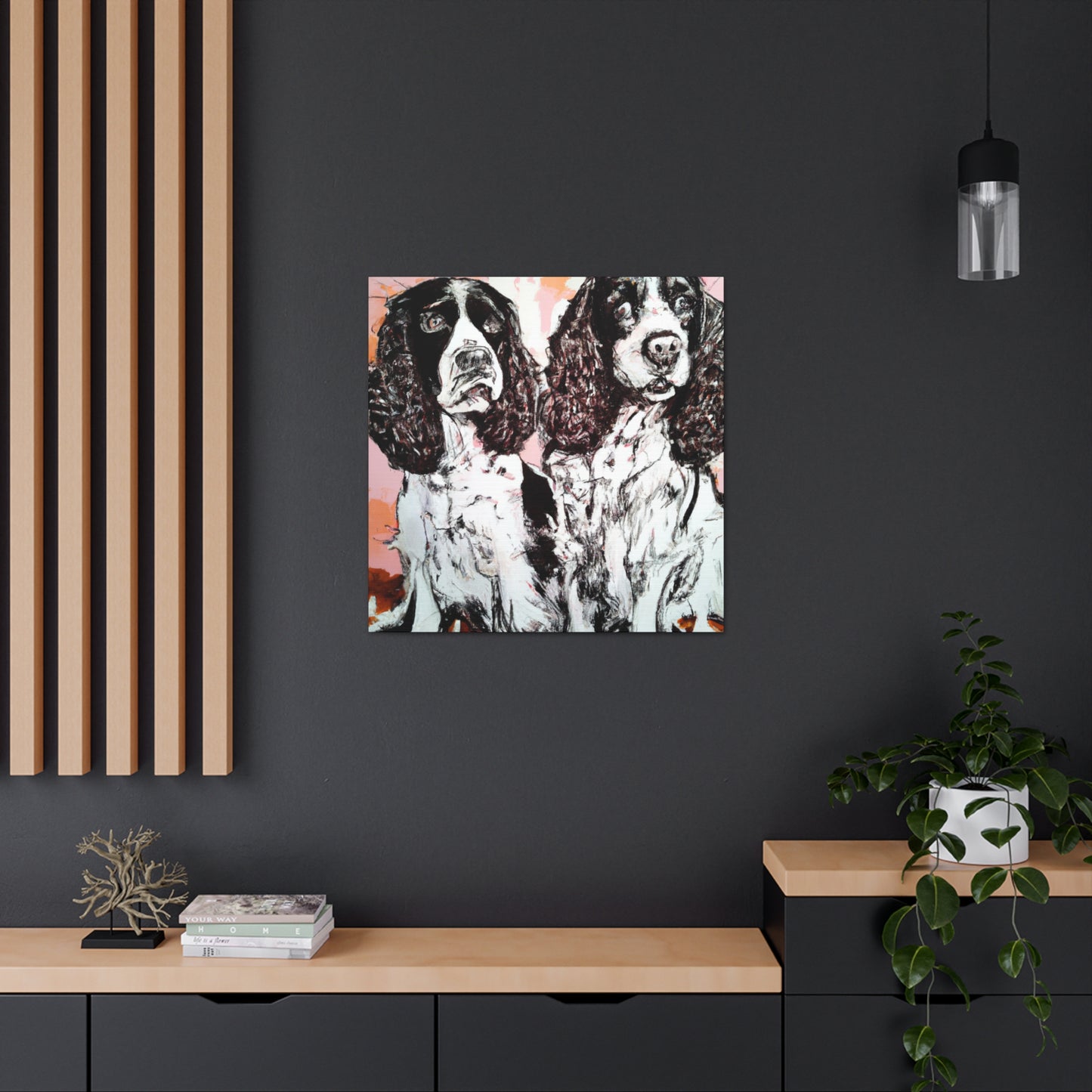 "Spaniel of the Streets" - Canvas