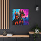 Rocking Doberman Art - Canvas