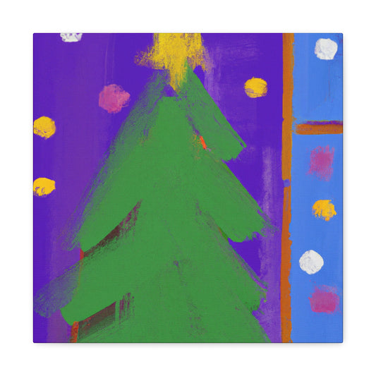 "Christmas Tree Pop Art" - Canvas