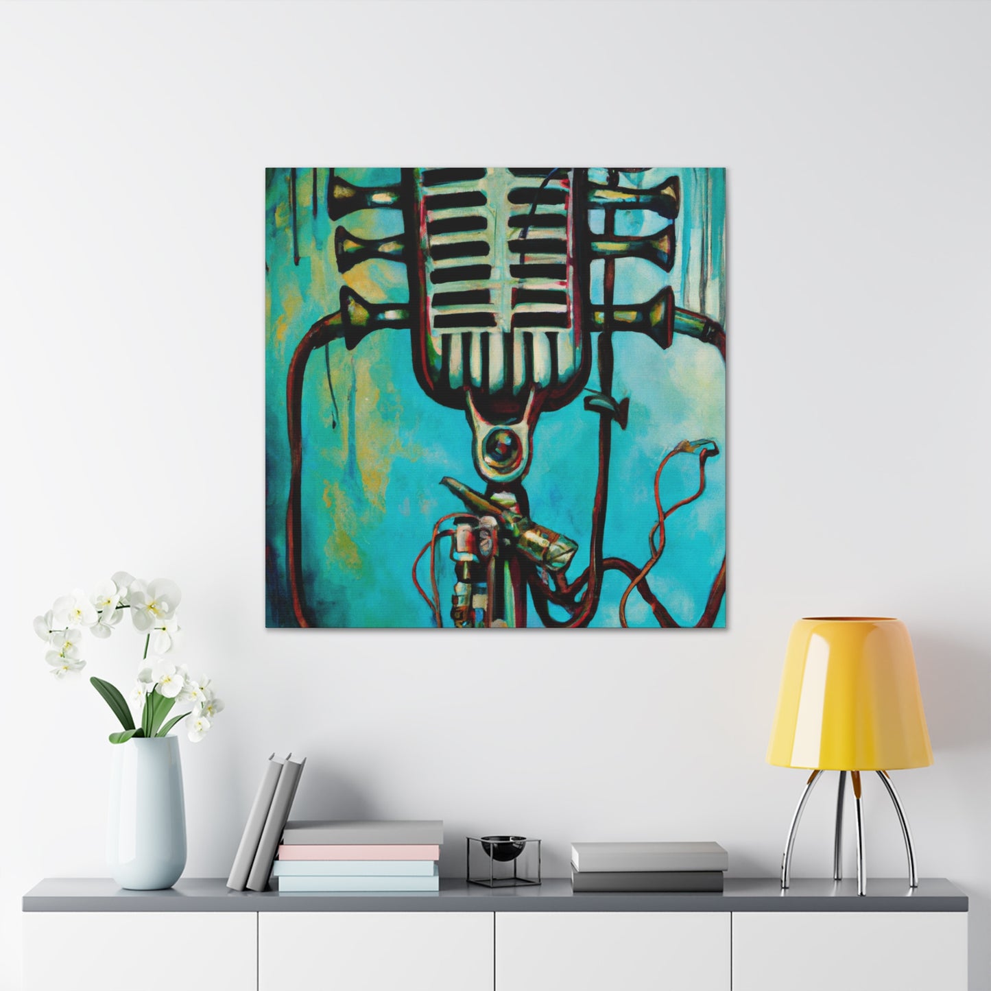 "The Singing Microphone" - Canvas