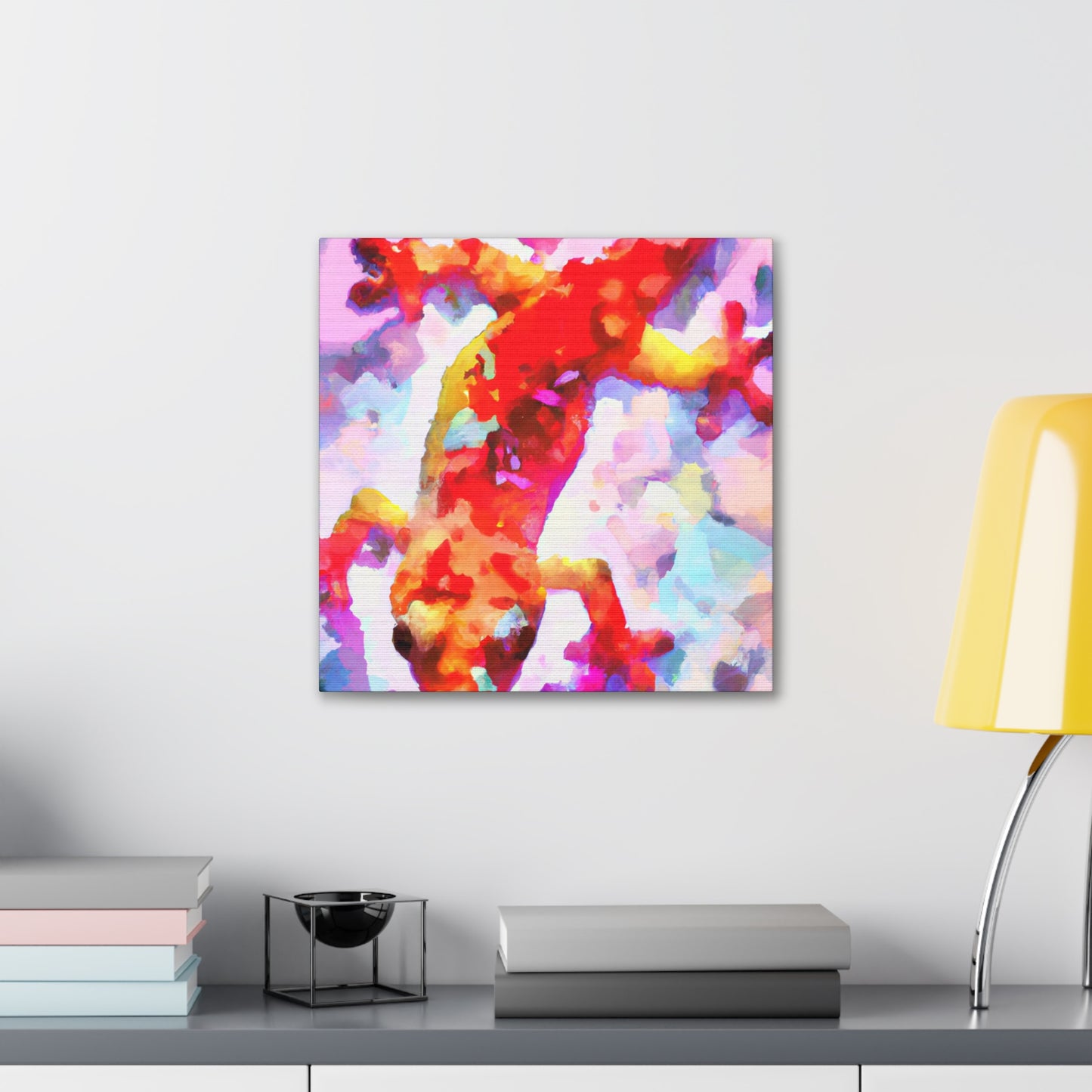 Leopard Gecko Abstraction - Canvas