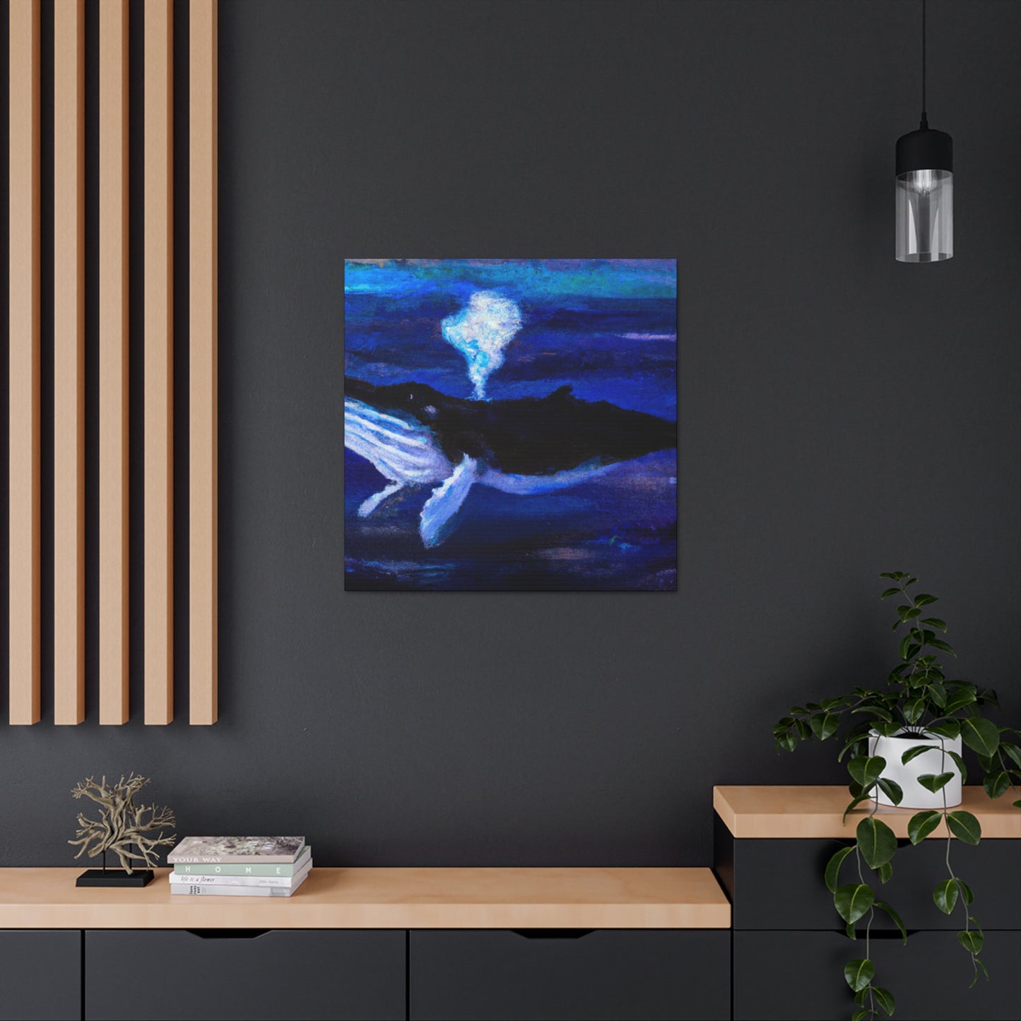 "Whale From Beyond Dreams" - Canvas