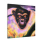 Chimpanzee Digital Dreamscape - Canvas