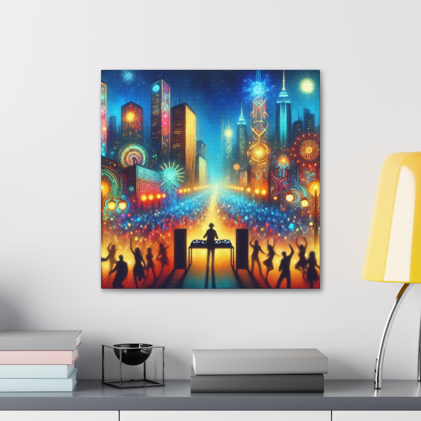 Euphoric Night Serenade - Canvas