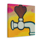 Bar's Fauvist Tap. - Canvas