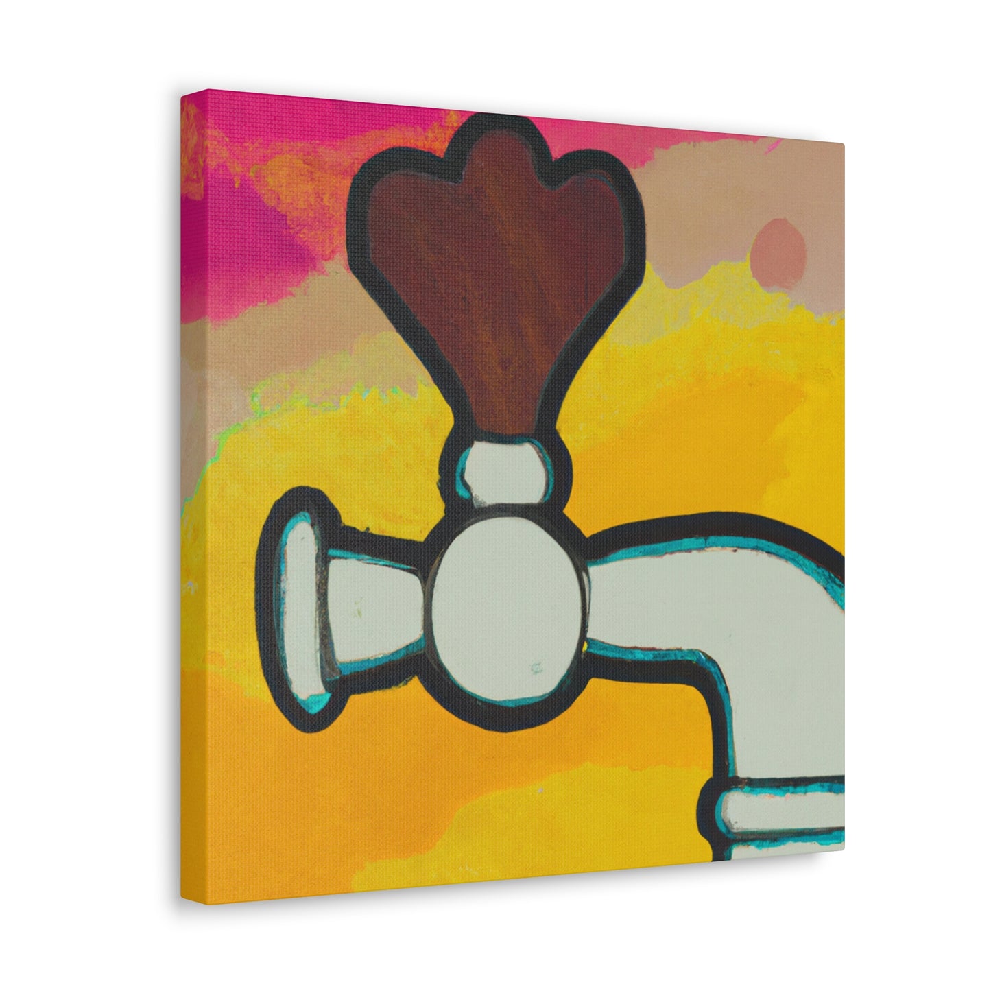 Bar's Fauvist Tap. - Canvas