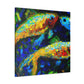 "Swordtails In Sunset Glow" - Canvas