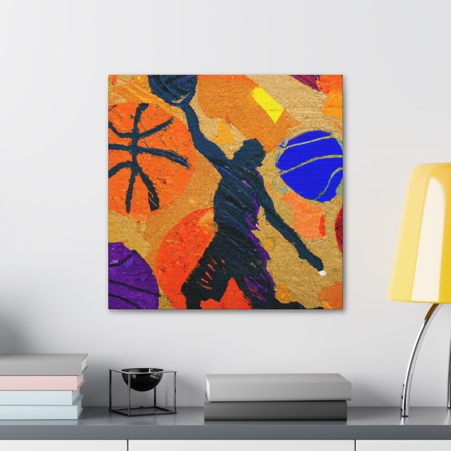 "Hoops: A Tribute" - Canvas