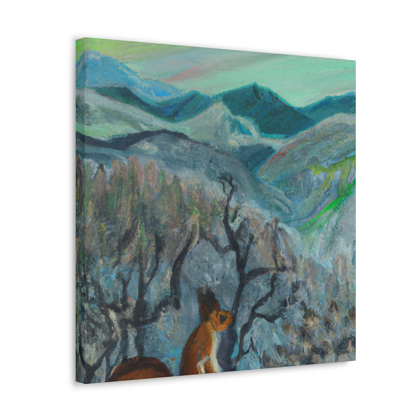 Squirrel in Splendor. - Canvas