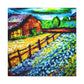 Farmhouse Expressionism Dream - Canvas