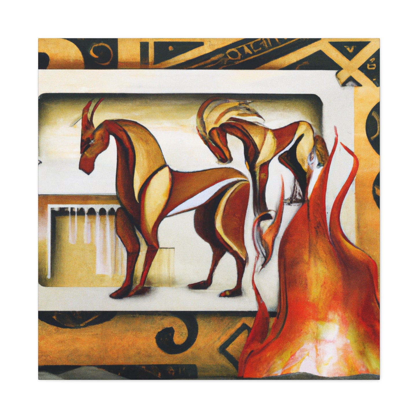 "Mules and Miracles' Art - Canvas