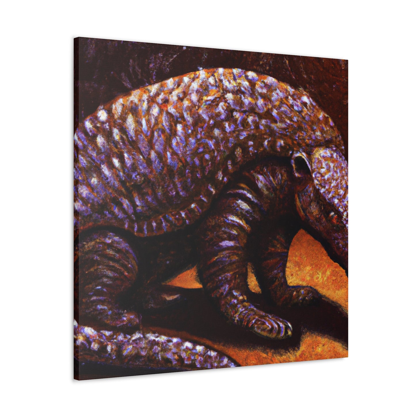 "Pangolin in Impressionism" - Canvas