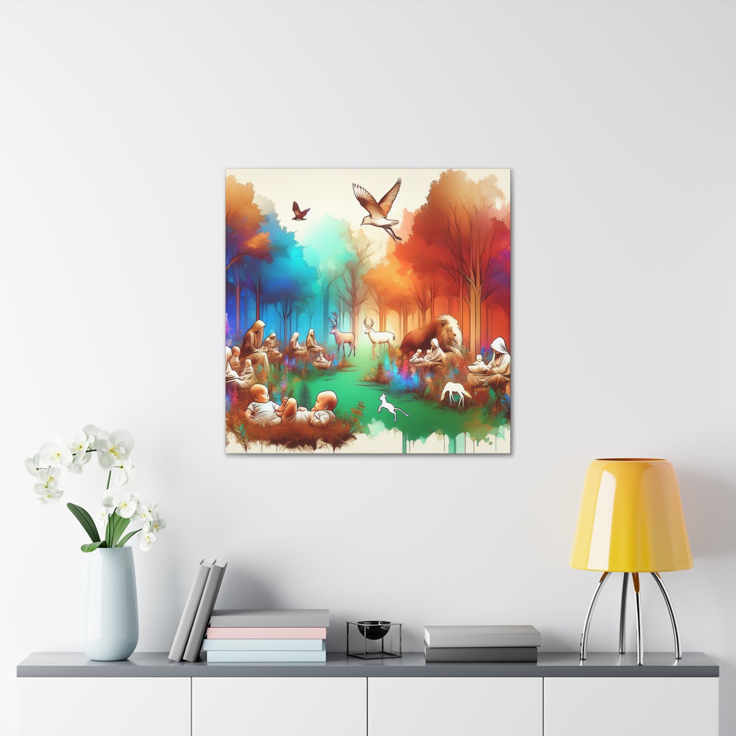 Whispering Woodland Wonders - Canvas