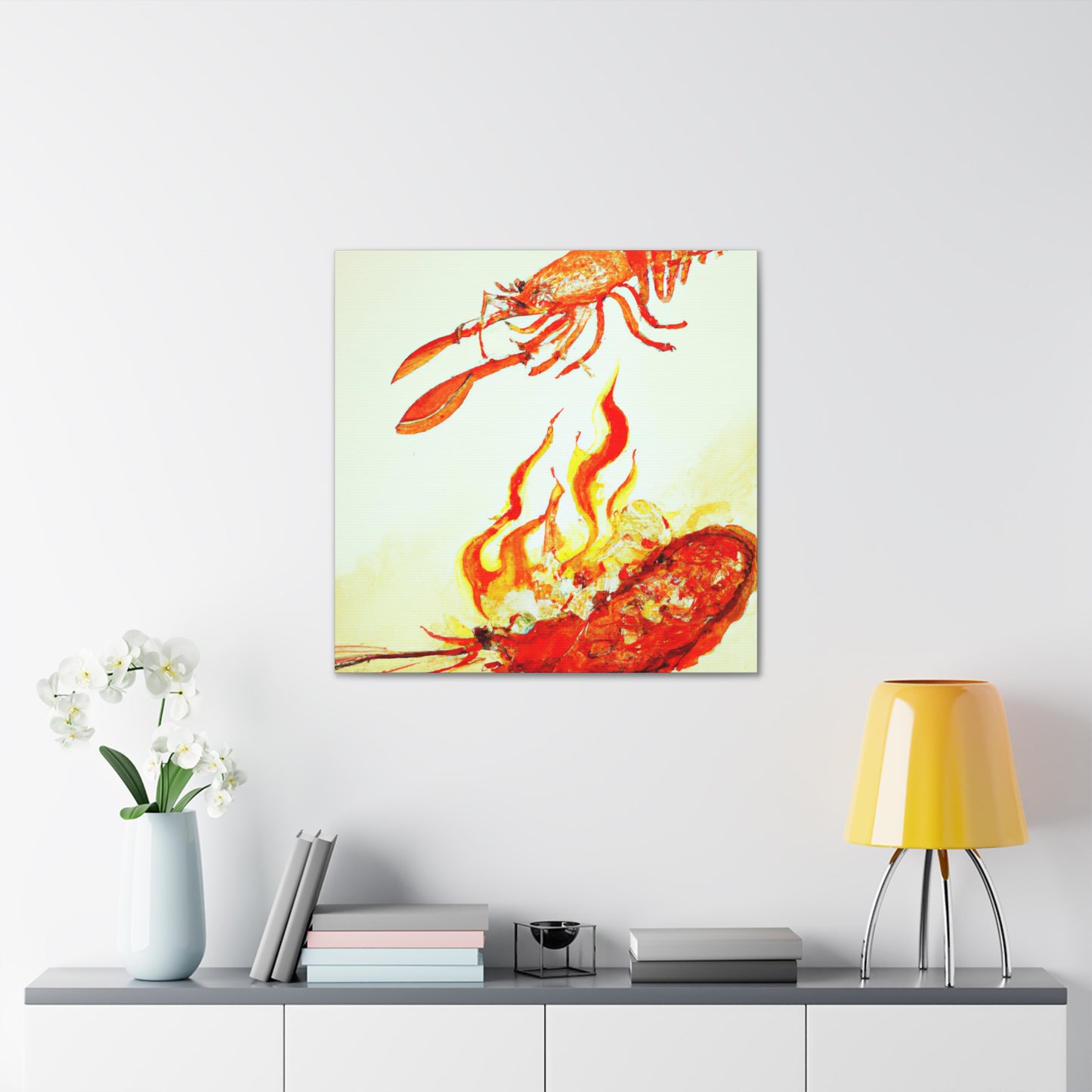 "Seafood on the Shore" - Canvas