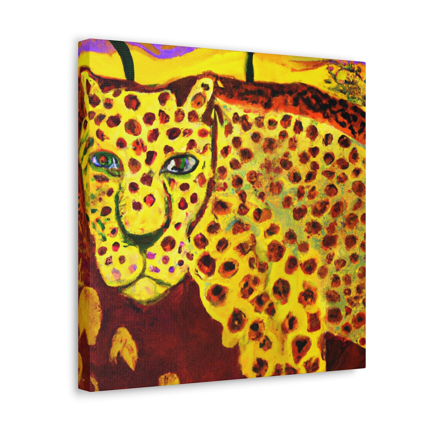 Leopard Lazing Luxuriously - Canvas