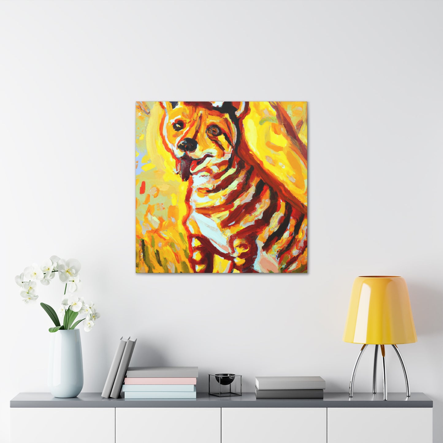 "Tasmanian Tiger Impression" - Canvas