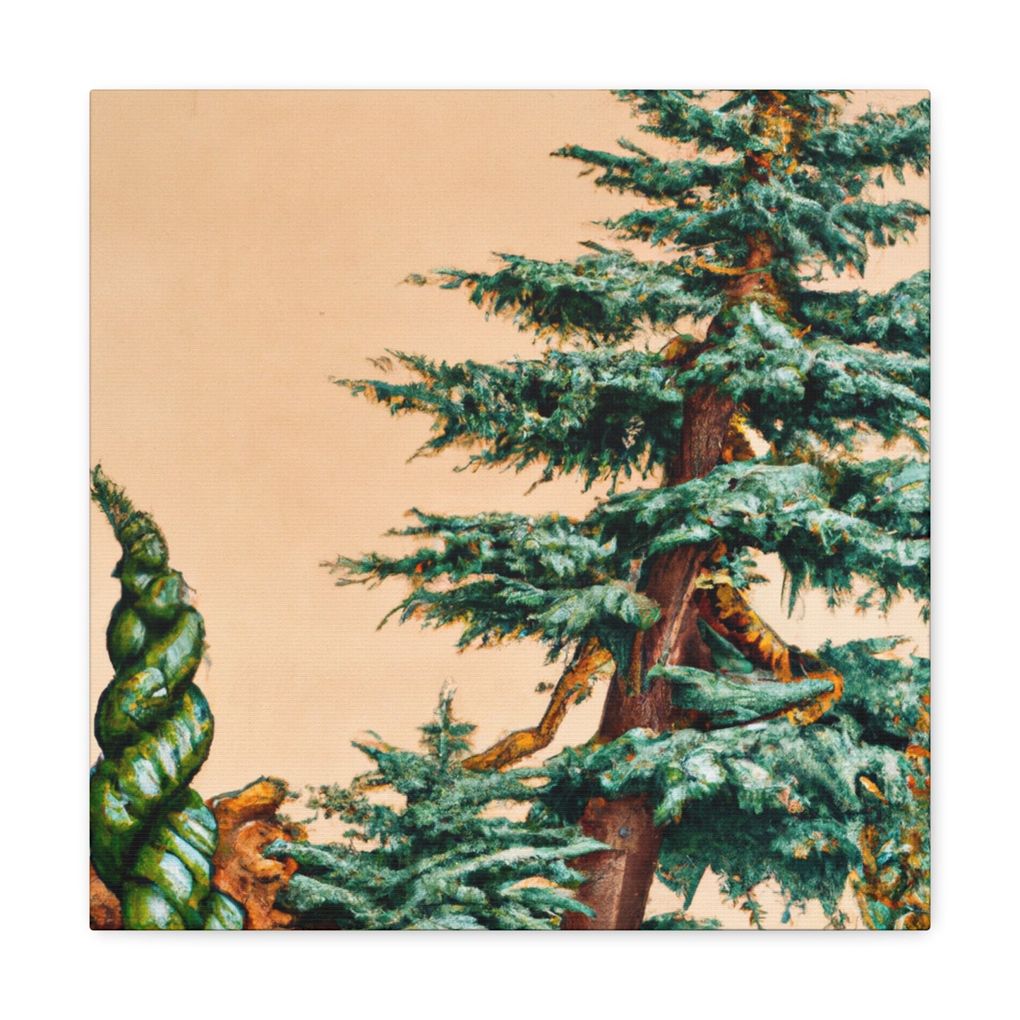 "Fir Tree in Bloom" - Canvas