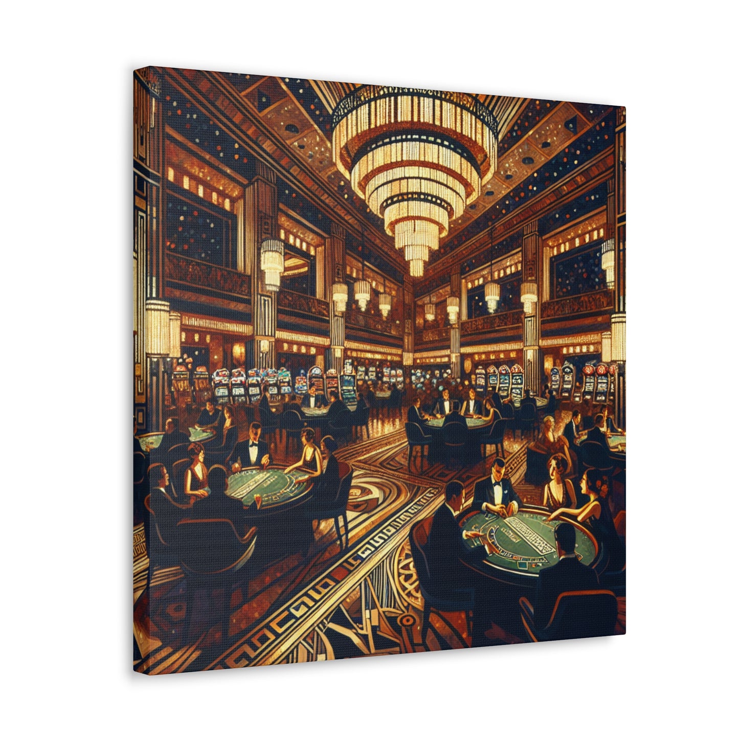 Golden Game Halls - Canvas