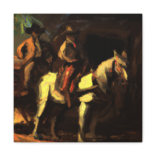 Stagecoach at Dawn - Canvas