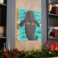 Manatee in Deco Style - Canvas