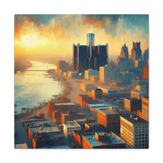 "Emerging Detroit Dreams" - Canvas