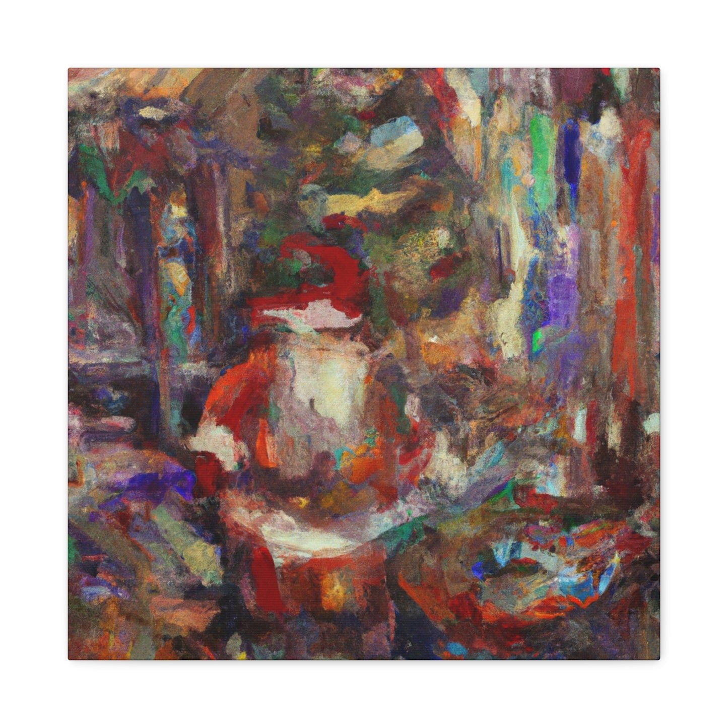 "Santa's Workshop Impressions" - Canvas