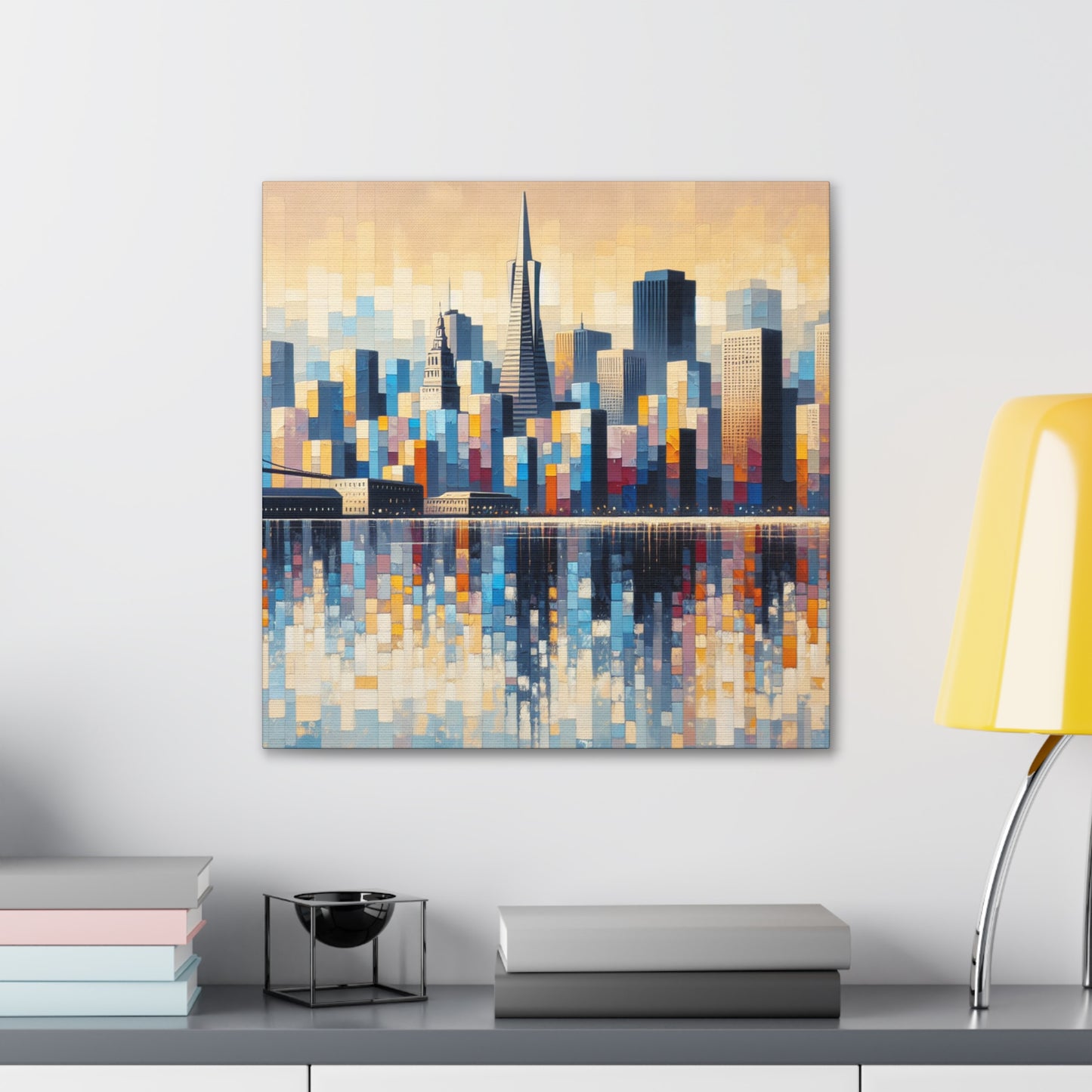 Urban Serenade in Fog - Canvas