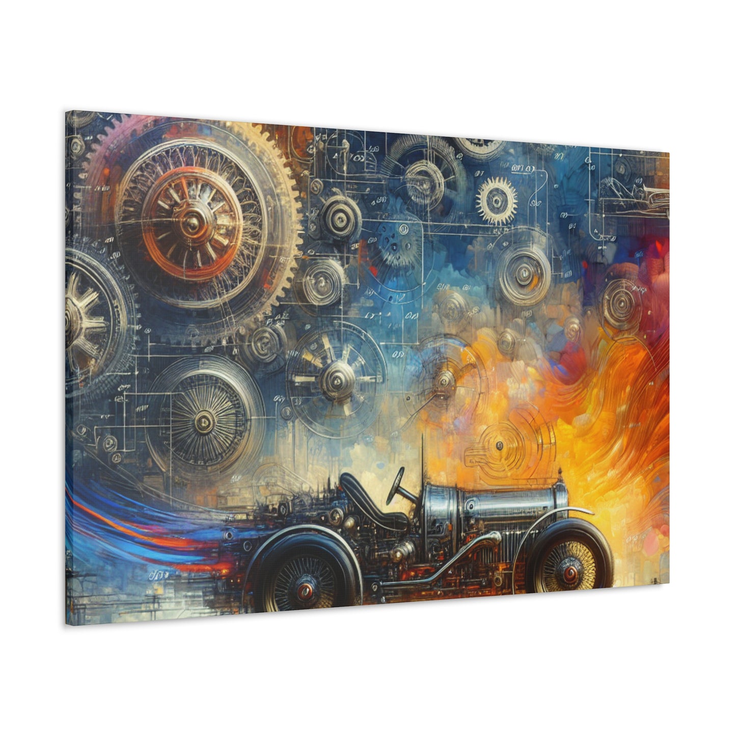 Auto Inventor's Abstract Journey - Canvas