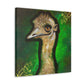 "The Emu's Majestic Stride" - Canvas