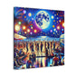 Lunar Celebration on Shore - Canvas