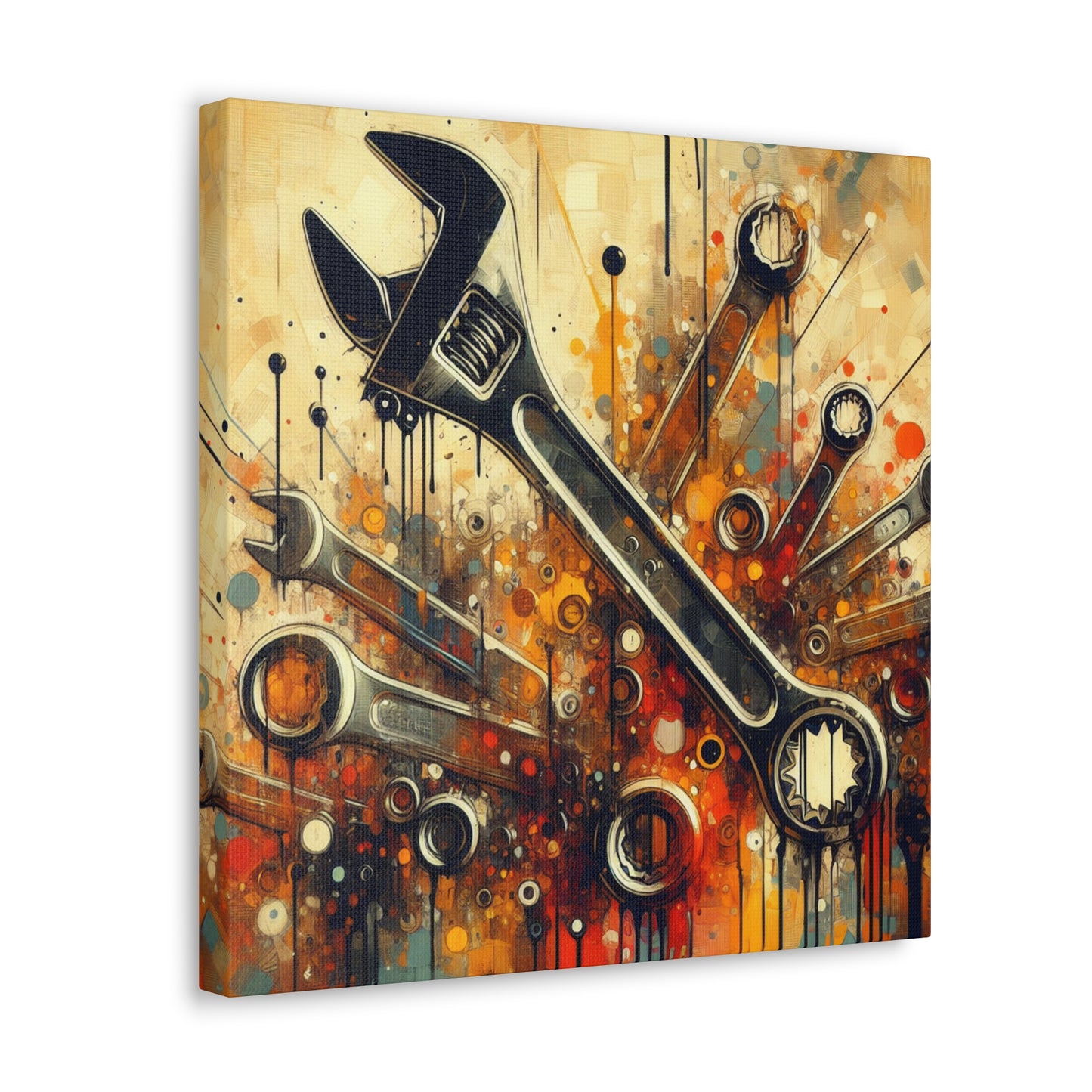 Forged Industrial Symphony - Canvas