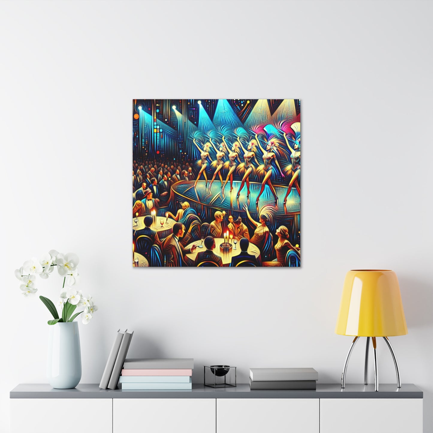 "Ecstatic Cabaret Serenade" - Canvas