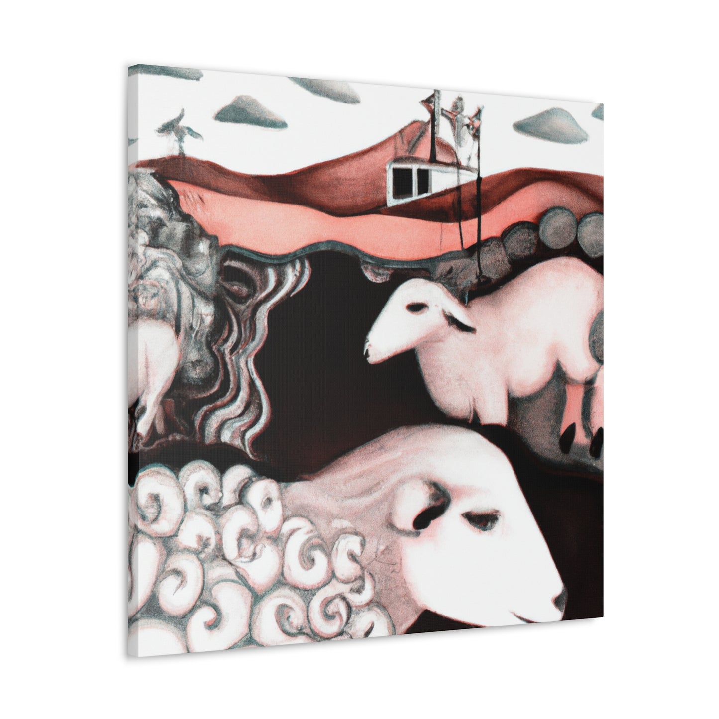 Sheep in Dreamland - Canvas