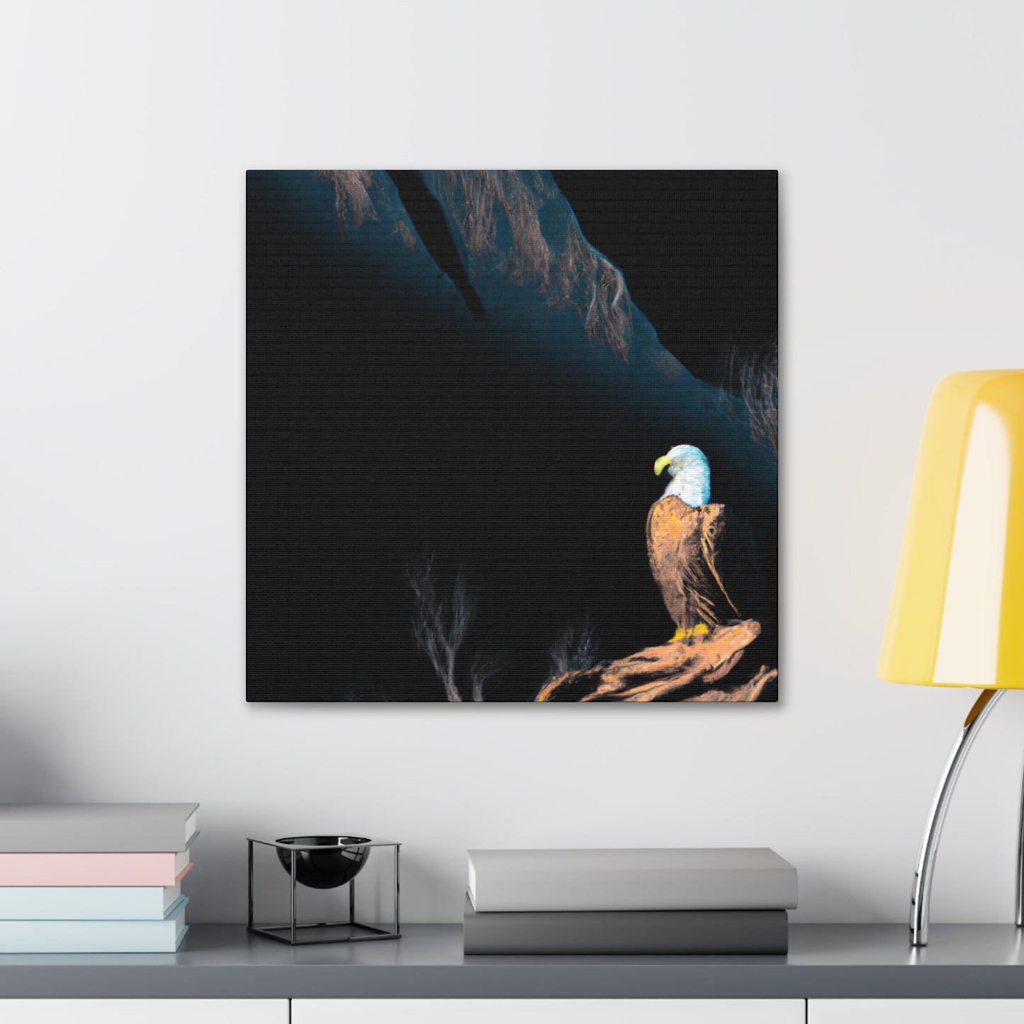 "Bald Eagle in Flight" - Canvas