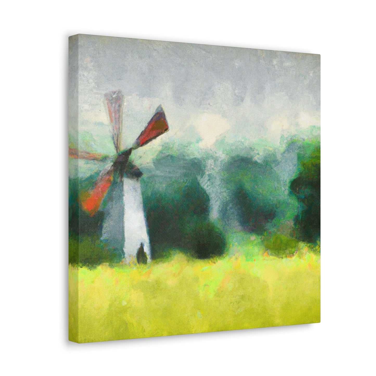 Windmill in a Sunset - Canvas