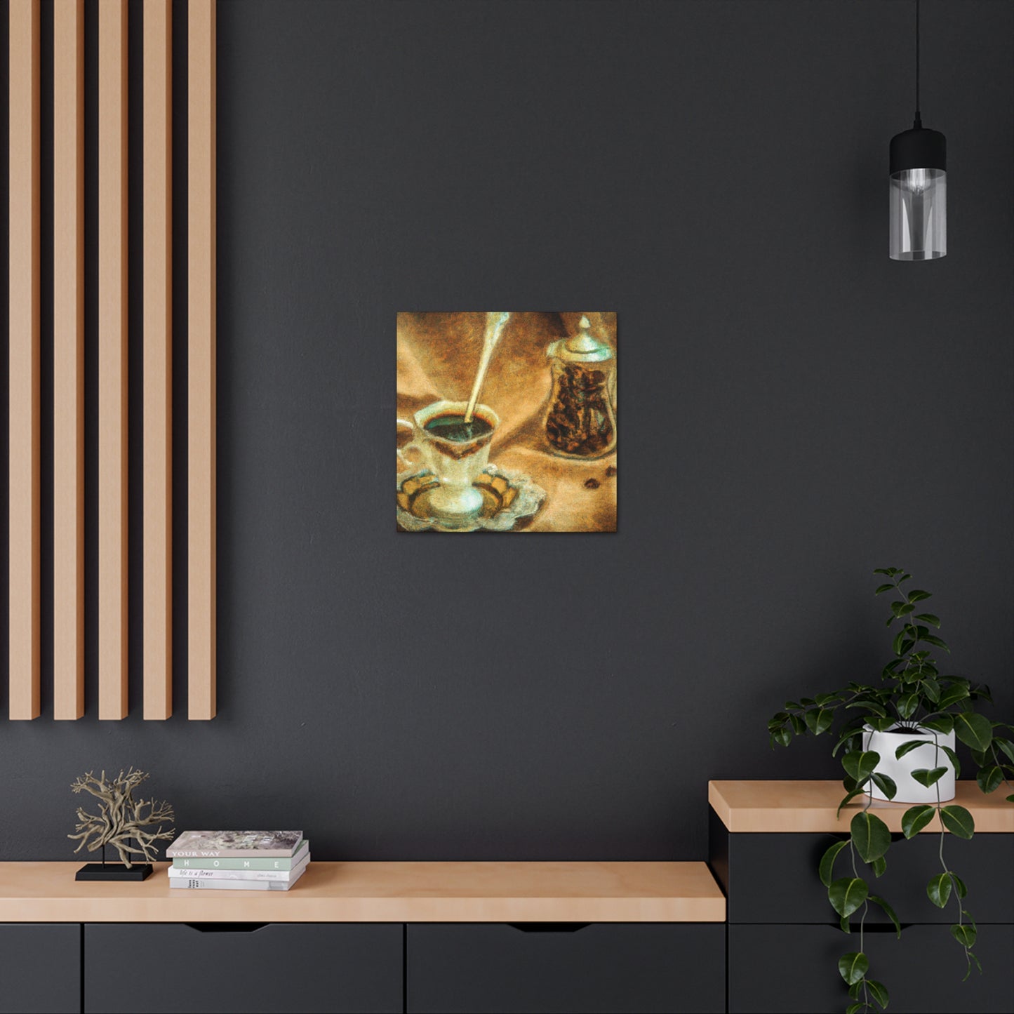 "Coffee in Baroque Style" - Canvas