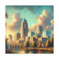 "Raleigh's Serene Southern Charm" - Canvas