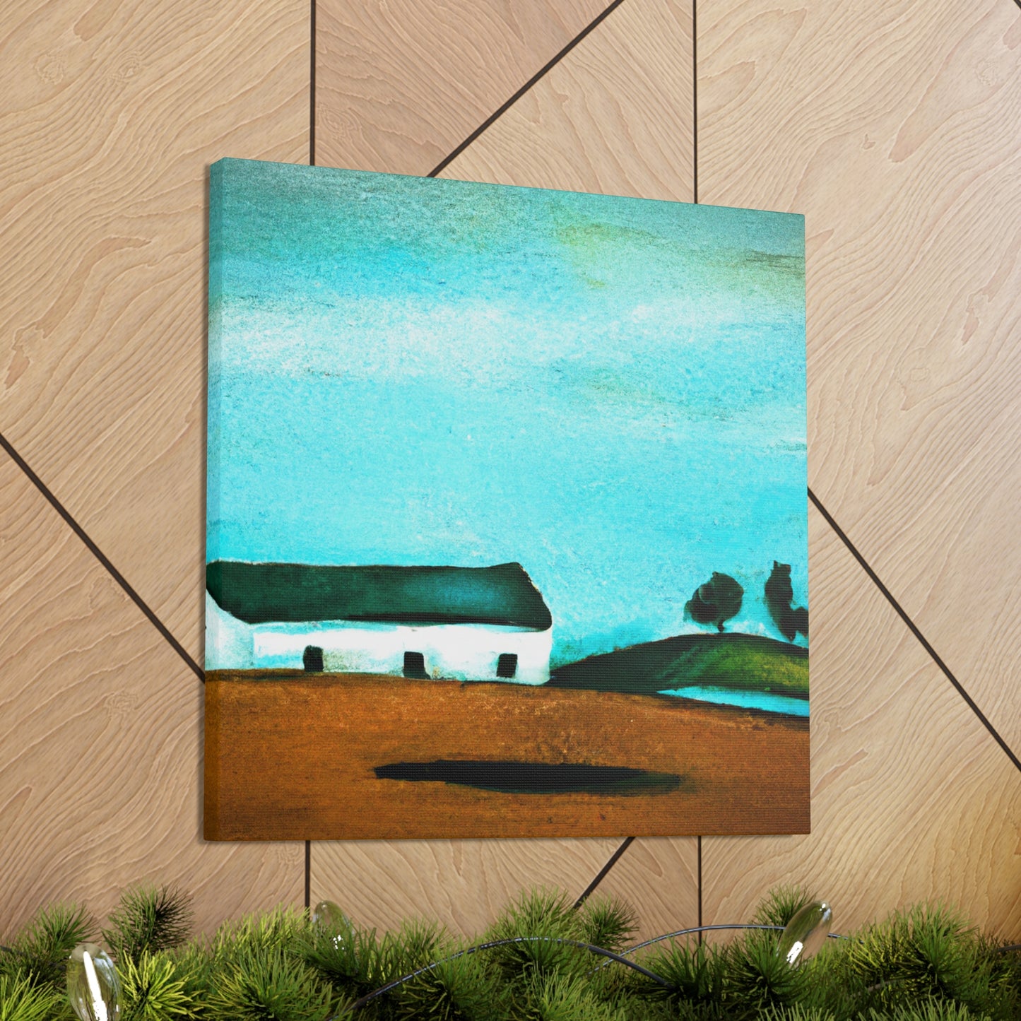 Farmhouse in Abstraction - Canvas