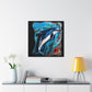 Dolphins in Harmony. - Canvas