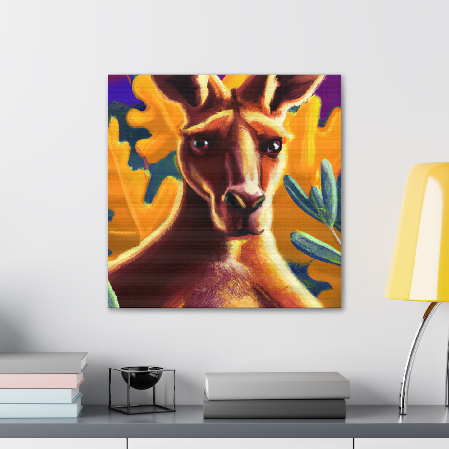 Kangaroo in Nature - Canvas