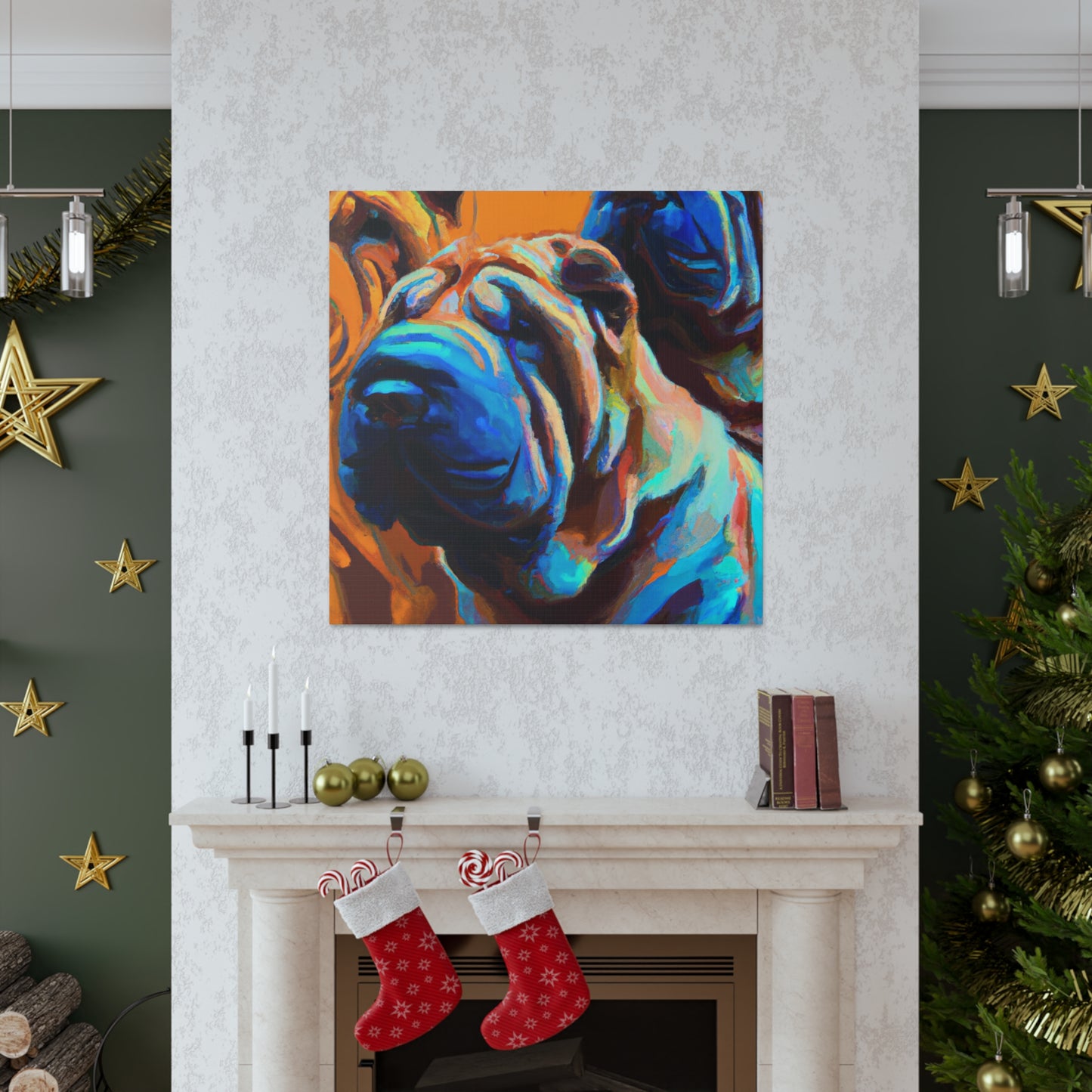 Shar Pei Surrealism - Canvas