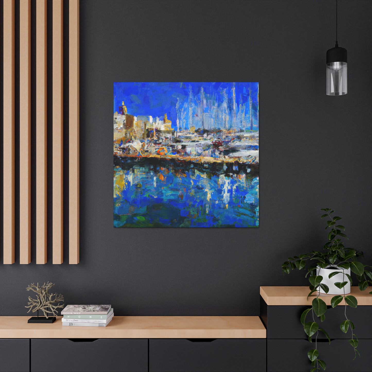 Harbor at Sunrise - Canvas